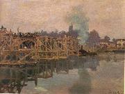 Claude Monet Argenteuil, the Bridge under Repair oil